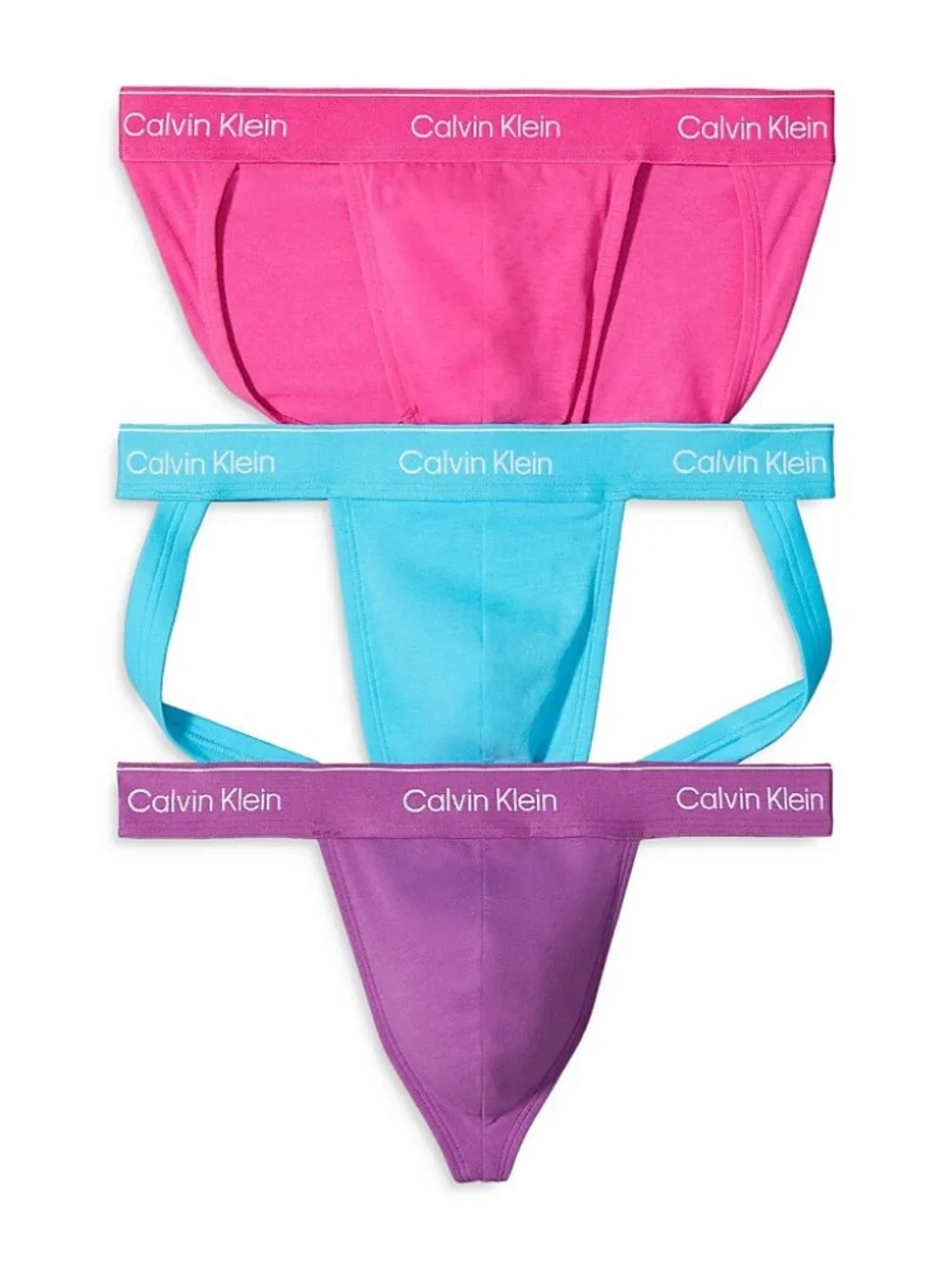 Calvin Klein Pride Trunks, Briefs & Jock Strap, Pack of 3